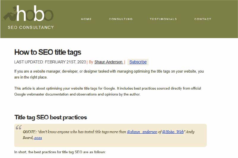 Blog Hobo Web Ressource 8