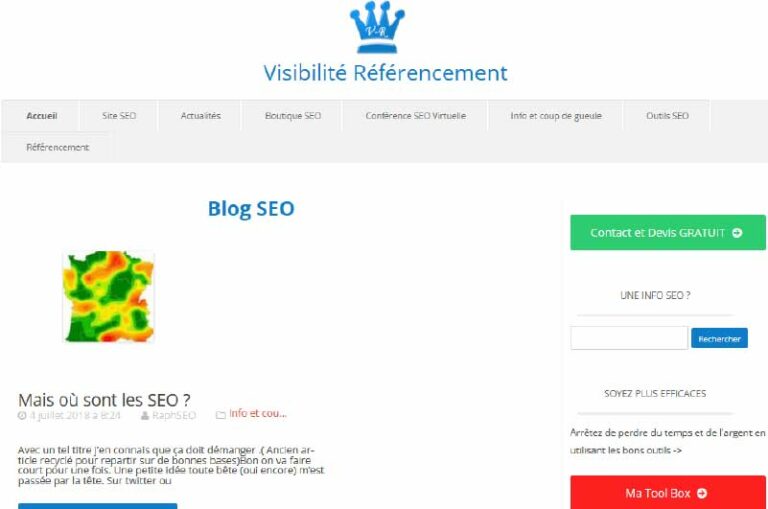Blog Visibilité Référencement Mise-en-avant
