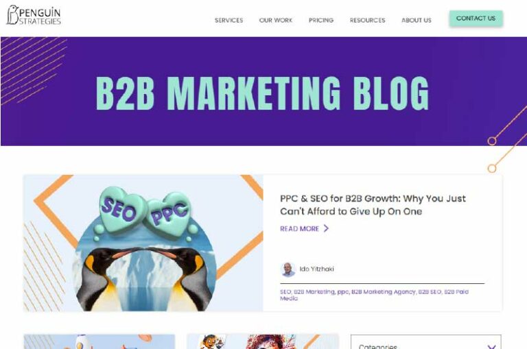 Blog Penguin Strategies Mise en avant