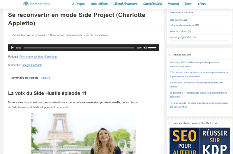 La voix du Side Hustle Side Hustle France Ressource 3