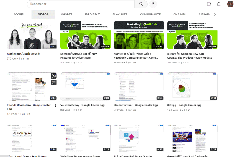 Chaine Youtube Search Engine Journal Ressource SEO 3