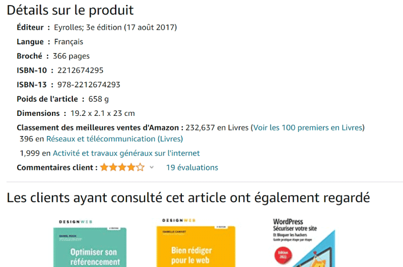 Optimisez son référencement WordPress Amazon Ressource SEO 7