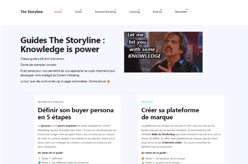 Podcast The Storyline Ressource 8