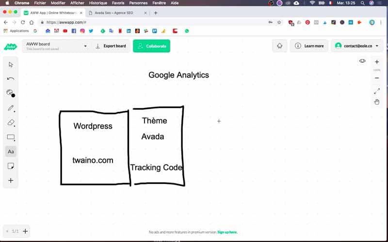 Tracking Code pour Google Analytics