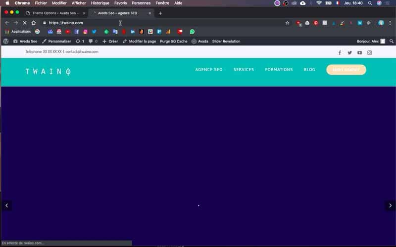 Verifier les couleurs sur le site