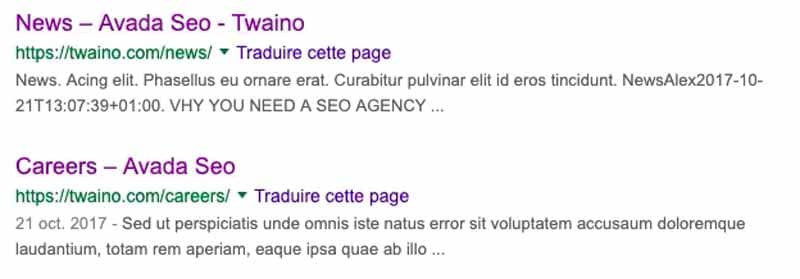 7 Resultats tempalte Avada