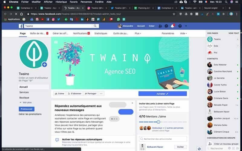 Facebook Twaino