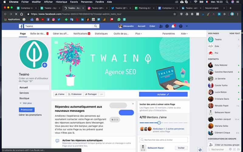 Facebook Twaino