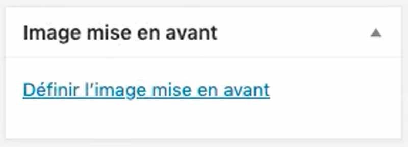 17 Definir limage mise en avant