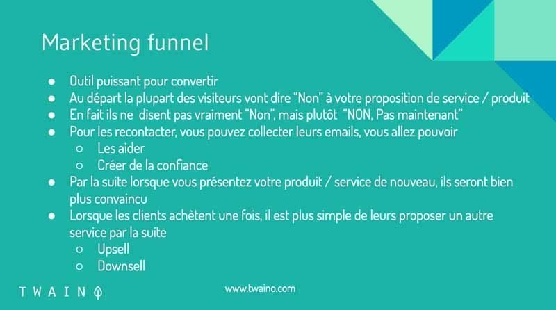 2 Funnel un outil puissant de conversion