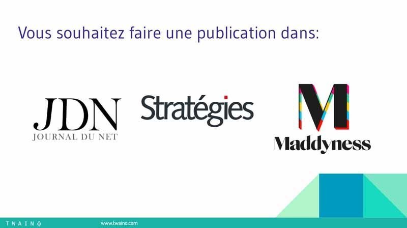 Vous souhaitez faire une publication