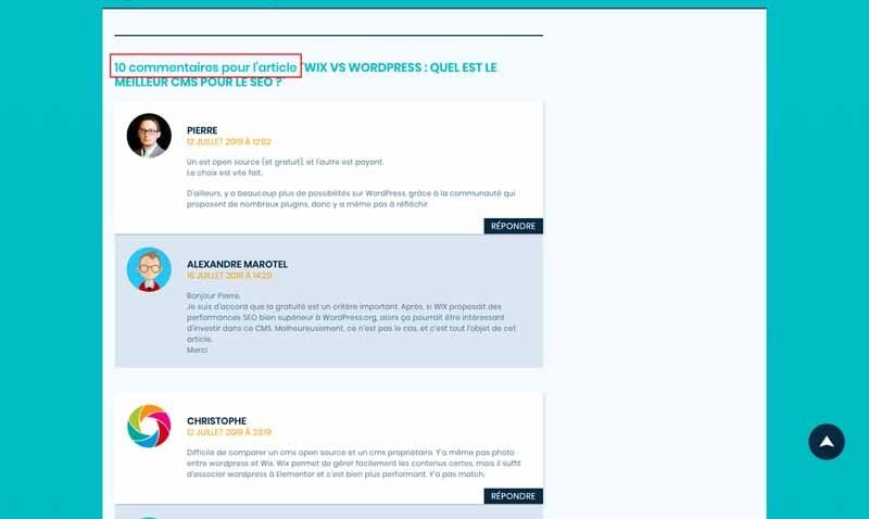 30 Answer aux commentaires articles invites