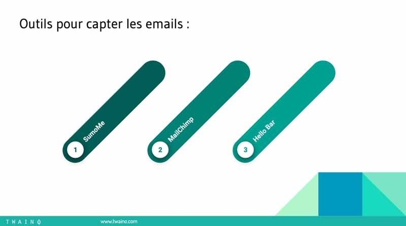 5 Outils pour capter les emails