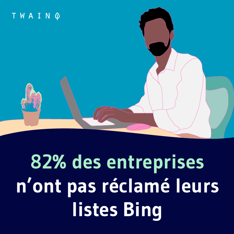 82 des entreprises n'ont pas réclamé leurs listes dans bing