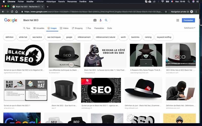 Black hat SEO