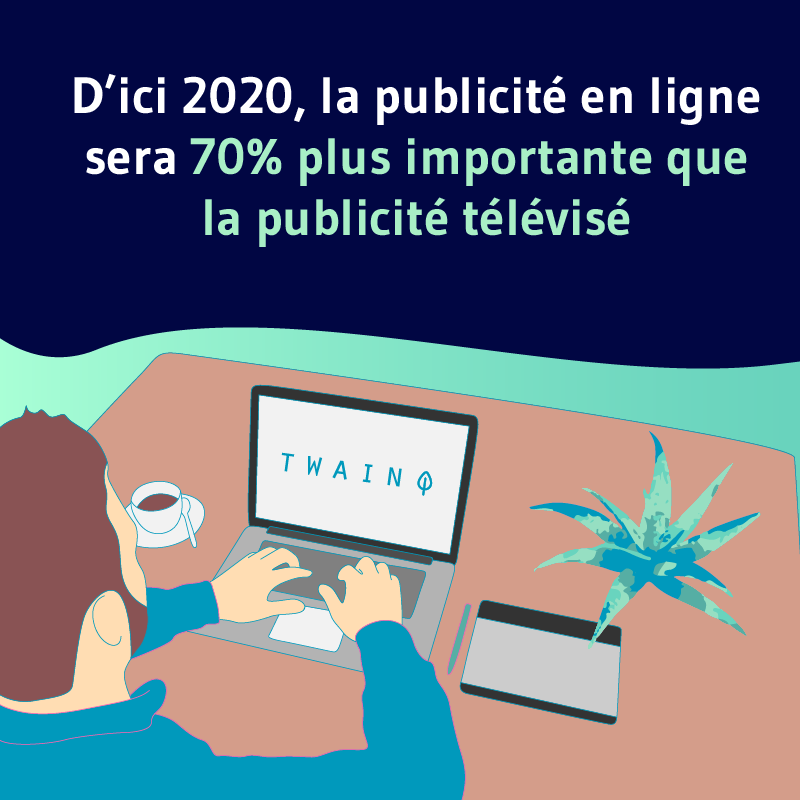 En 2020 la publicité en ligne sera 70 plus grosse que la publicité tv