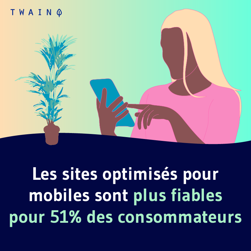 Les sites optimises pour mobiles sont plus fiables pour 51 des consommateurs