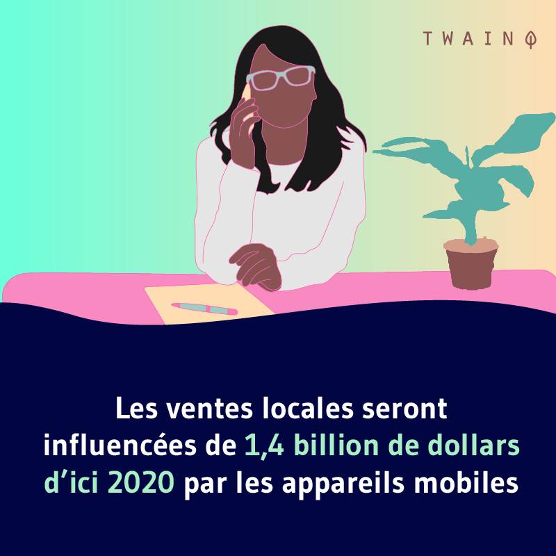 Les ventes locales influencees de 1 milliards avec le smartphone