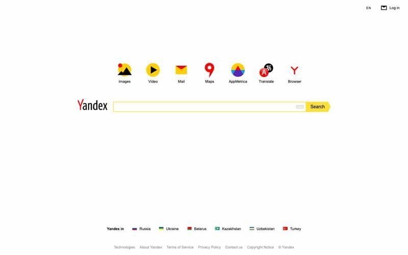Yandex moteur de recherche russe definition