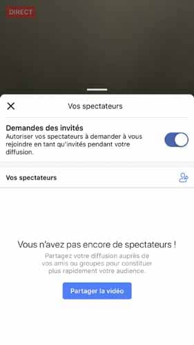 Demande des invites