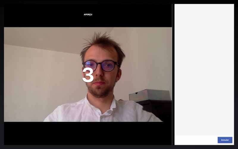 Lancement de la video compte a rebour