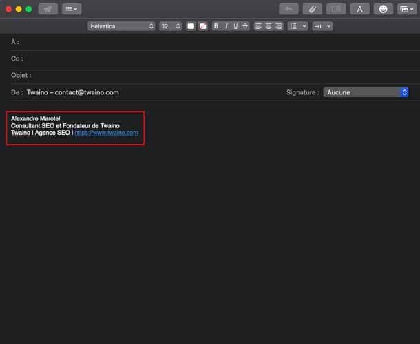 Soigner votre signature email