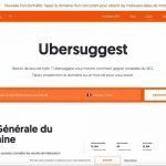 Ubersuggest Outil gratuit de neil patel