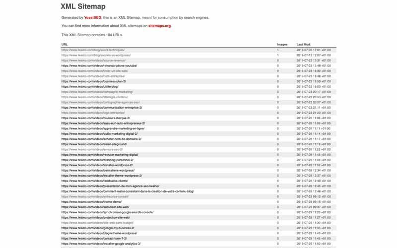 XML Sitemap Yoast Article Blog