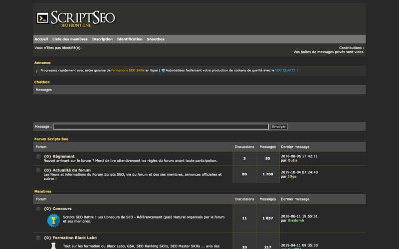 Forum Script SEO