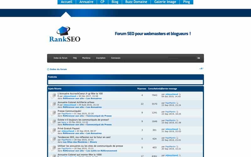 Forum Rank SEO