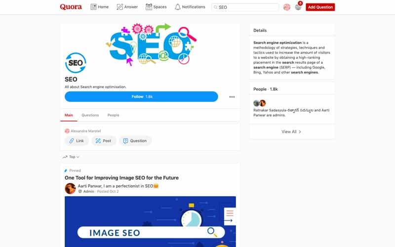 Forum Quora SEO