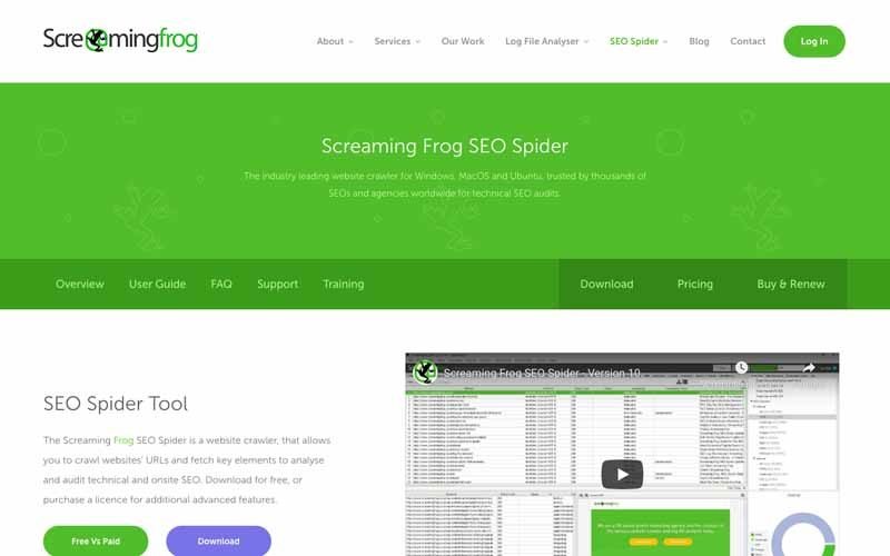 Screaming frog