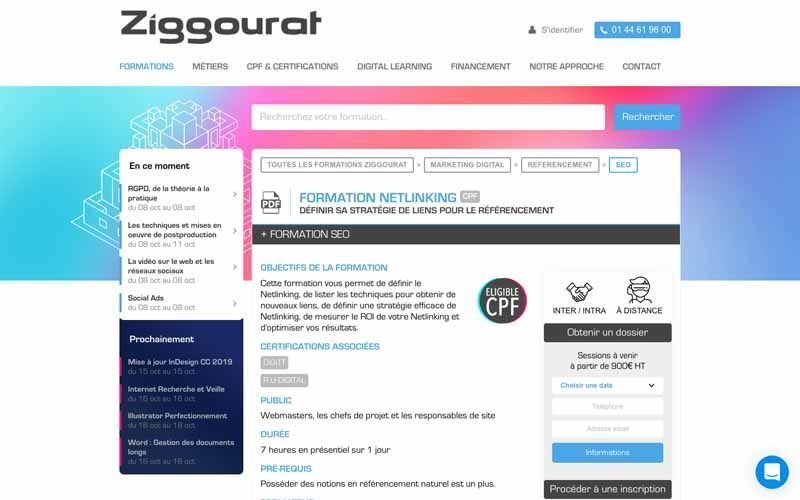 Ziggourat Formation netlinking