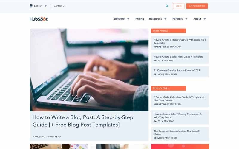 Blog Hubspot