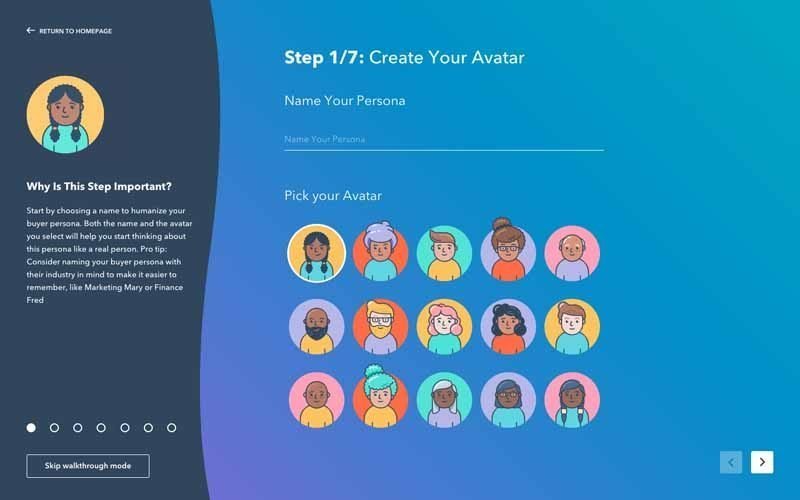 Create your avatar