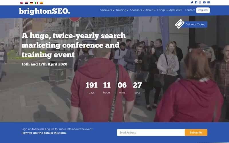 Evenement Brighton SEO