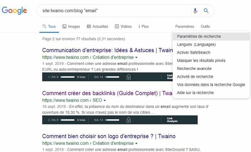 Moz toolbar Ajouter des pages