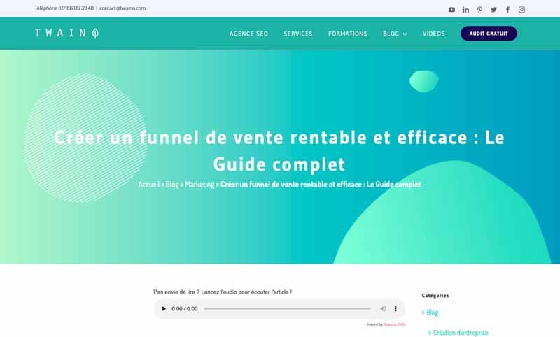 Contenu surenchere Comment creer un funnel de vente