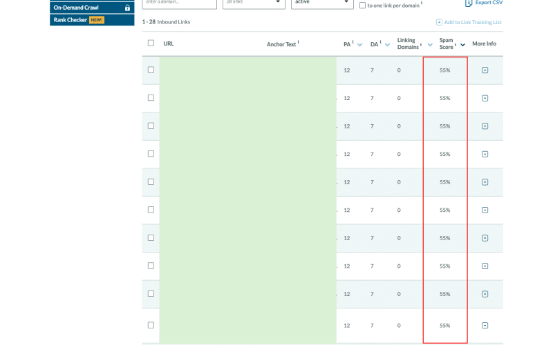 Moz Linkexplorer NSEO