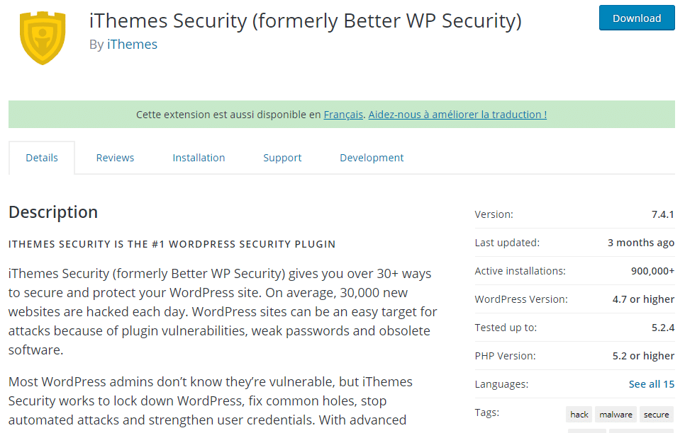 iThemes security