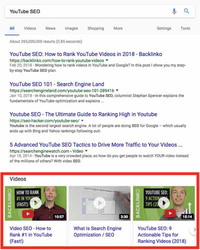 Optimisez vos videos pour le featured snippet 4