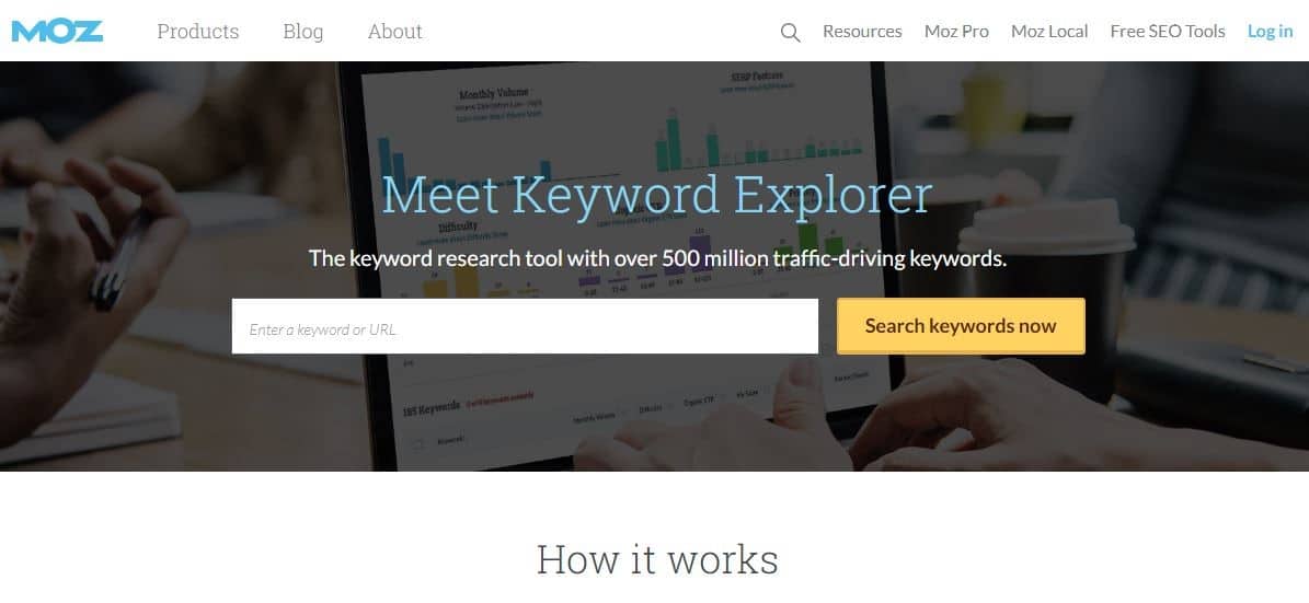 Moz Keyword Explorer