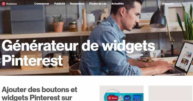 Generateur de widgets de Pinterest