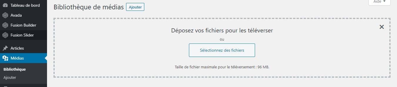 Uploader des documents dans wordpress