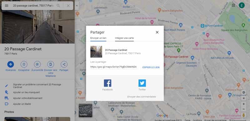 Integrer Google Maps dans un article 1