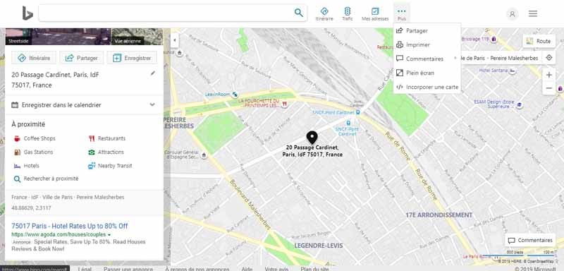 Integrer Bing Maps dans un article 1