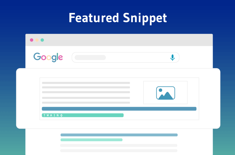 Featured Snippet résultat Google