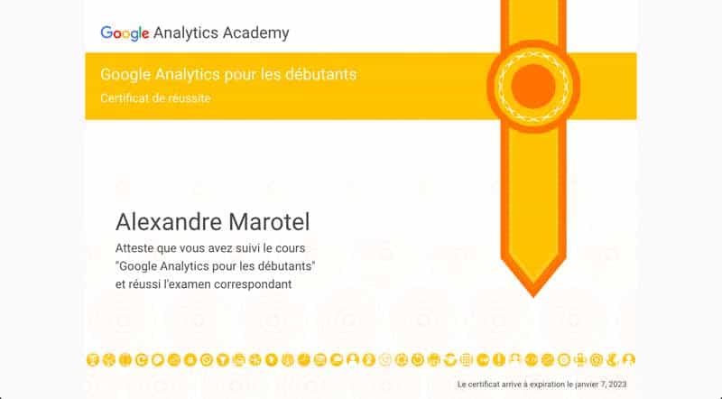 Certificat GA pour les debutants - Alexandre MAROTEL