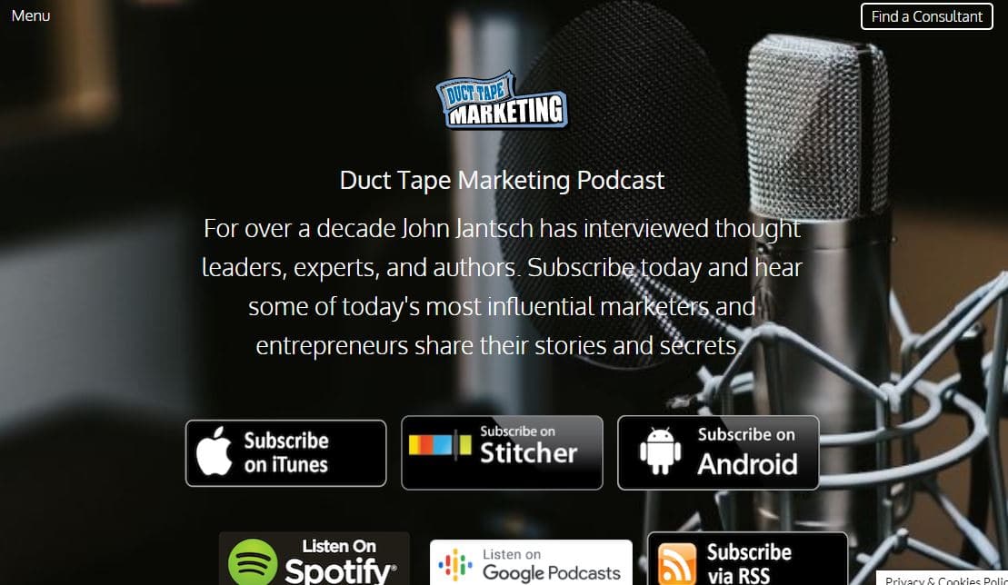 The Duct Tape Marketing Podcast