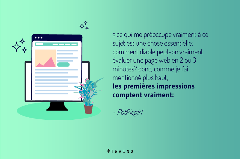 les premières impressions comptent VRAIMENT